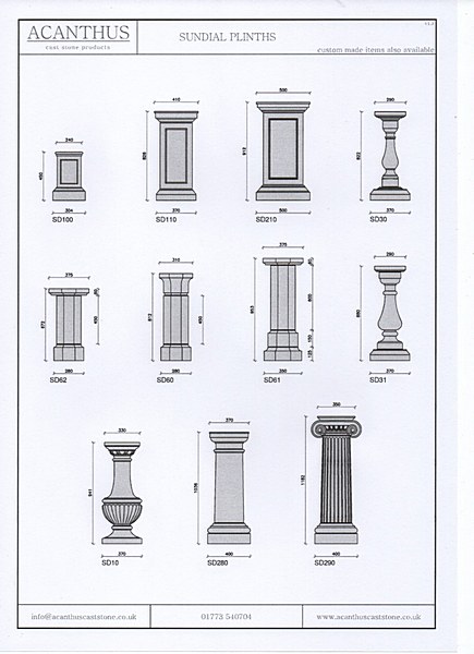 Acanyjus Plinths